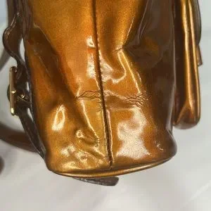 Gucci | Bags | Bronze Patent Leather Gucci Mini Backpack  display picture 3